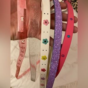 Cat & Jack girls belts NWT SIZE M